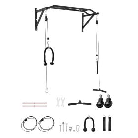 Pull Up Bar, Multi-Grip Wall Mounted Pull Ups, 50 in Width Multifunctional Chin Up Training Station
