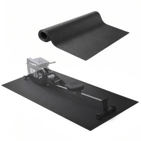 Treadmill Mat for Carpet Floor, 35.5" x 78.7" x 0.16" Exercise Equipment Mat for Treadmills, Elliptical, Rowing Machine