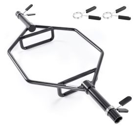 Trap Bar Hex Bar, 2-Inch Hex Barbell, 800 LBS Capacity Shrug Bars with Knurled Grips, Weightlifting and Strength Training Equipment